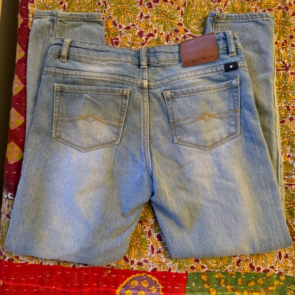 Lucky Brand Girls Distressed Zoe Skinny Light Wash Jeans• 10 - Picture 5 of 8